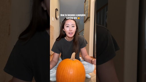 How to trick people into thinking you’re a pumpkin carving pro 🎃 #pumpkincarving #halloween2025