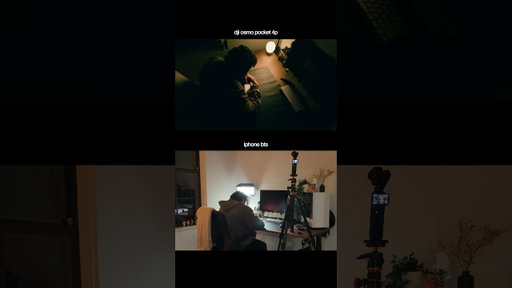 filming with the dji Osmo pocket 4p🎬