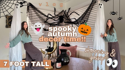 I bought a 7 FOOT GHOST and things escalated from there 👻 | Autumn Vlog