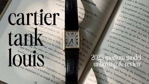 cartier tank louis unboxing (medium quartz 2025)