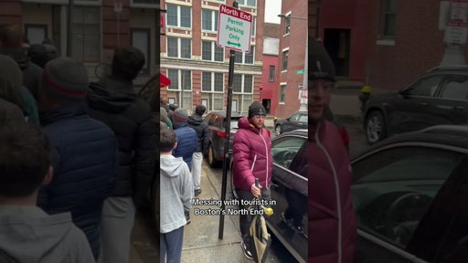 the lady’s face at the end is priceless 🤣🤣🤣 #boston #funny #pranks