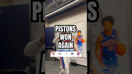 Keep on playin’ it #nba #detroitpistons