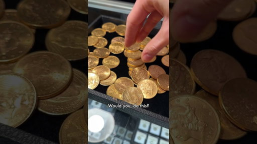 Over 300K in Gold? #money #coincollector #coin #gold