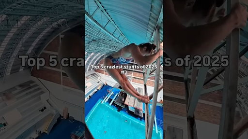 #3 TOP 5 CRAZIEST stunts of 2025: FALLING off the roof in Mexico 🇲🇽