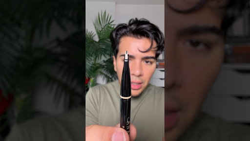 Trying out the thinnest brow pen￼ EVER #makeup #brows #abh