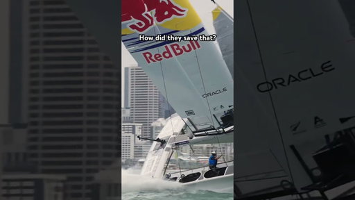 Woah! So close to a capsize! #SailGP #sailing #racing