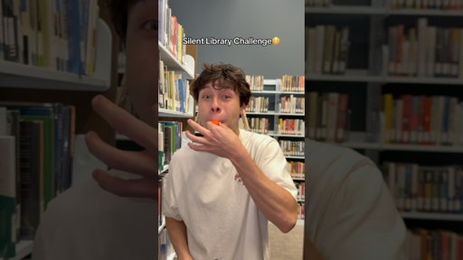 SILENT LIBRARY CHALLENGE 😳😂