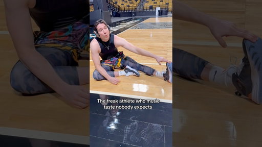 The freak athlete who music taste nobody expects