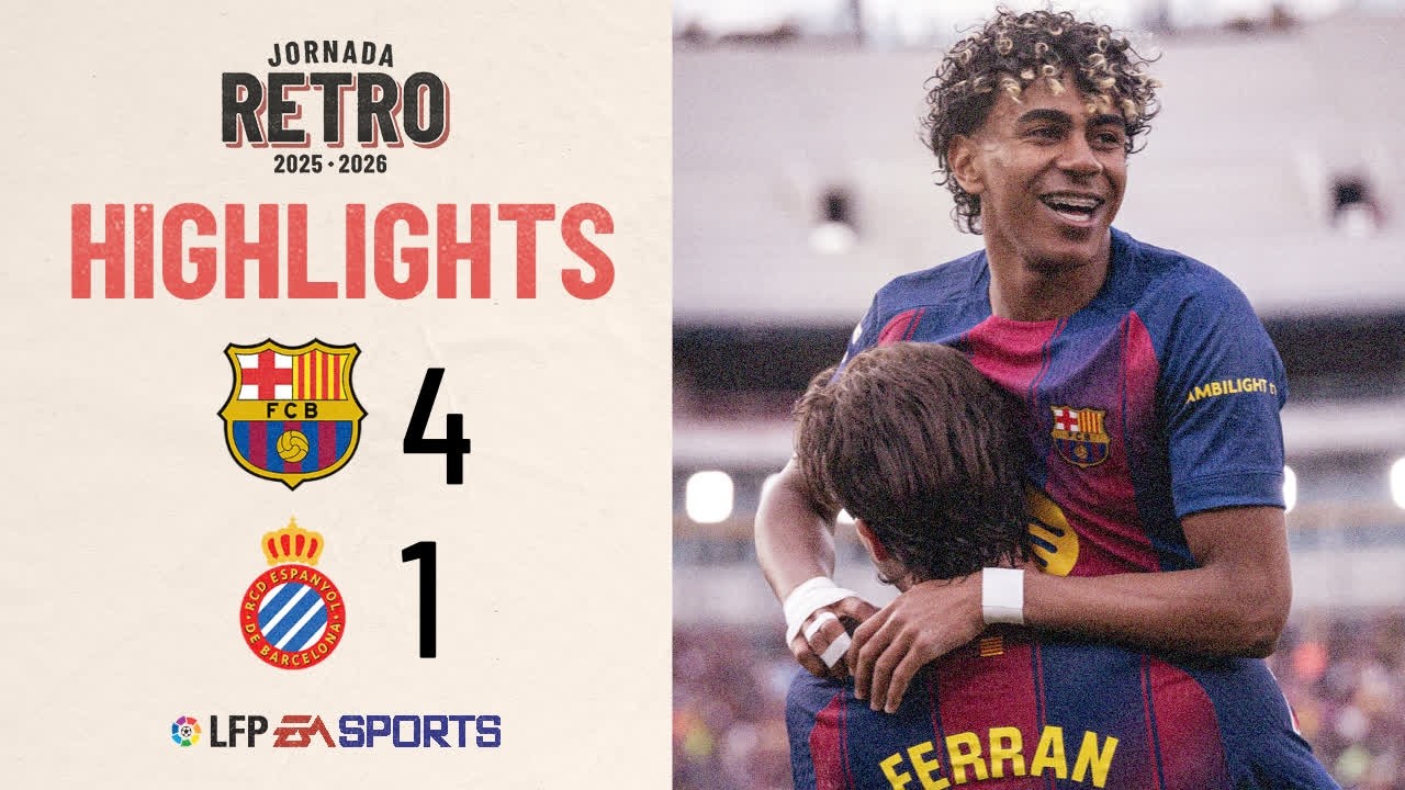 FC BARCELONA 4 - 1 RCD ESPANYOL | RESUMEN LALIGA EA SPORTS