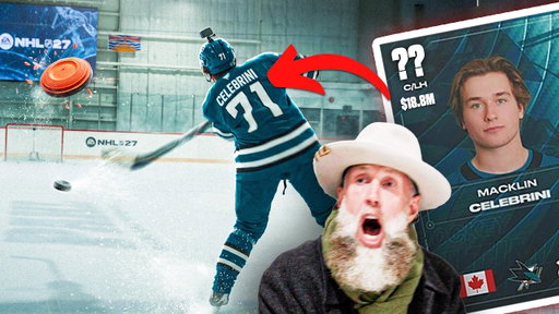 HOW GOOD IS THE NHL 27 COVER ATHLETE IN REAL LIFE? l HUT CARD CHALLENGE