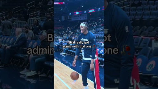 Adding this emote to our bag ASAP #nba #bilalcoulibaly #pregame #shorts