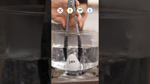1 Second Vs 1 Hour Egg
