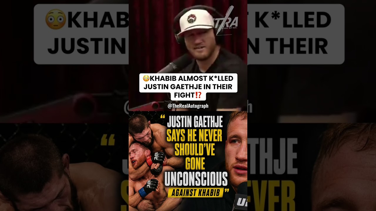 Justin Gaethje on fighting KHABIB 👀😳 #ufc #fight #khabib #ufcfighter #mma #gaethje