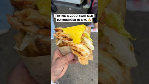 Trying the most hidden gem in Queens for $6 #shorts #food #cheapeats #hamburger #chinatown