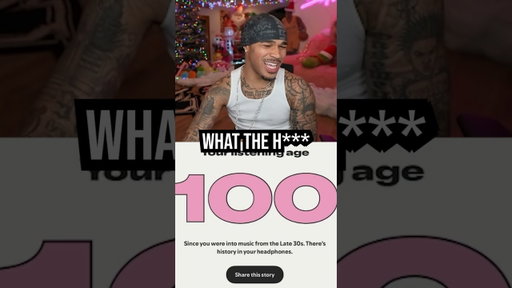 I Reacted To My Viewers Spotify Wrapped #spotifypartner