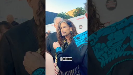 Steven Tyler shows up to his own party!