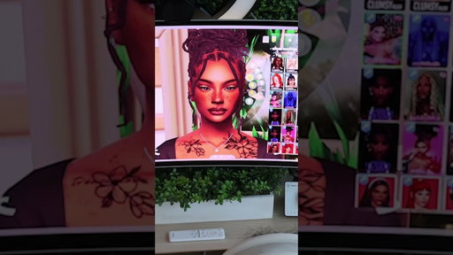Me and my sim are always besties matching 🙂‍↕️🤎✨