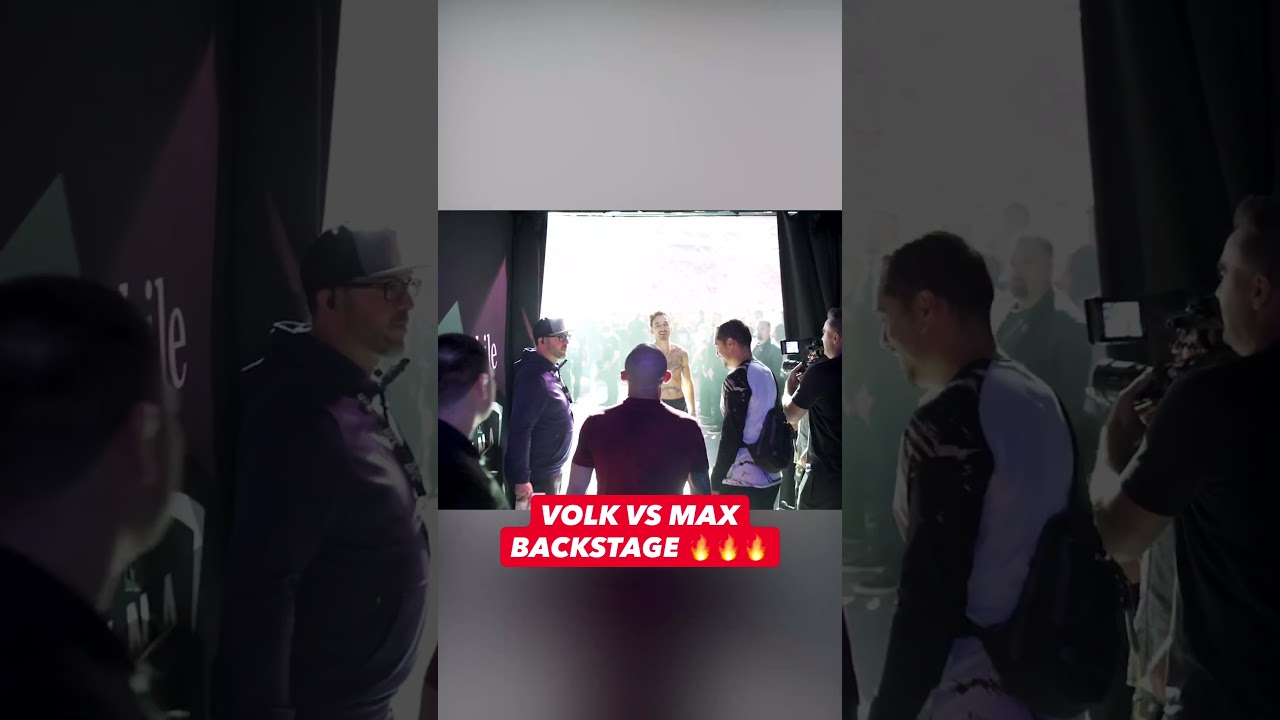 Max Holloway & Alex Volkanovski get HEATED Backstage 😳