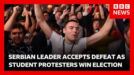 Serbia’s leader Aleksandar Vučić toppled from power by student-led mass protest movement | BBC News