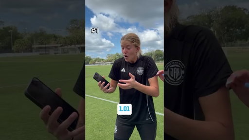 All you gotta do is stop it on your jersey number… what could go wrong? 😂⏱️