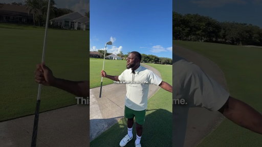 He yelled during a random guy’s backswing