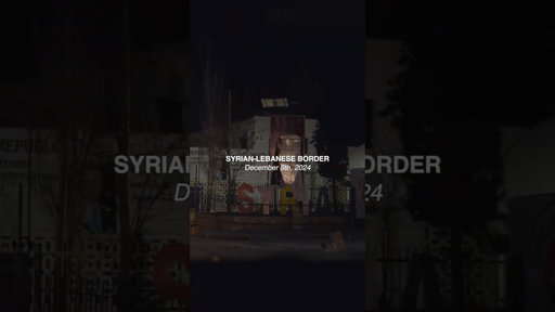 Crossing into #Syria after fall of #Assad. One year ago.