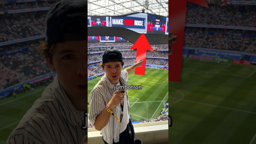 Can I make it on the World Cup Big Screen? ￼🏆⚽️