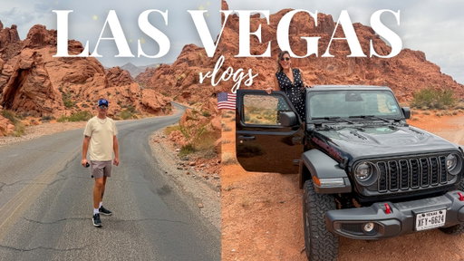 WE ALMOST GOT PULLED OVER IN VEGAS! 🚔😳 VALLEY OF FIRE ROAD TRIP, DINNER AT MON AMI GABI | VEGAS VLOG