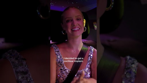 I partnered with @zoox on their official Las Vegas launch to tell my story about my hearing #Zoox