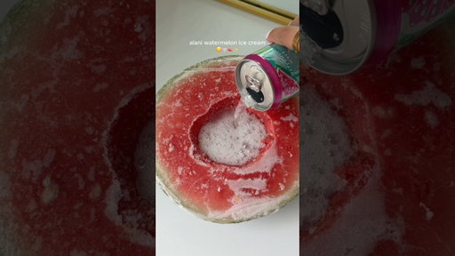 THE ICE CREAM OF THE SUMMER 🍉🍦🌊 #alani #watermeon #icecream #EasyRecipe #summer #asmr