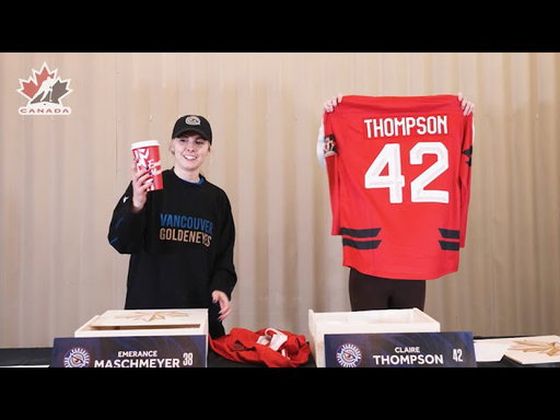 A special gift to welcome all 65 players to Team Canada!