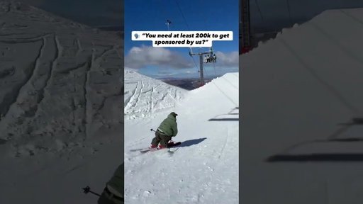Let’s show them 😮‍💨⛷️ you think 200k is possible? Follow to support my ski career ✅