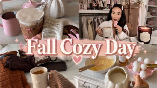 a cozy fall day 🍂🎀 | shopping, baking & decorating