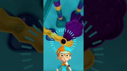 CHOOSE A MARBLE! 🟢 Which Color Marble Will Win The Race? 🟠 #blippi #marble #shorts