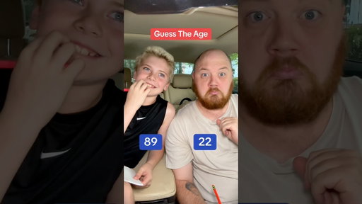 GUESS THE AGE CHALLENGE!!! 😱😳 #guesstheage #fatherson