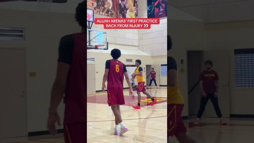 Alijah Arenas returns to practice 👀