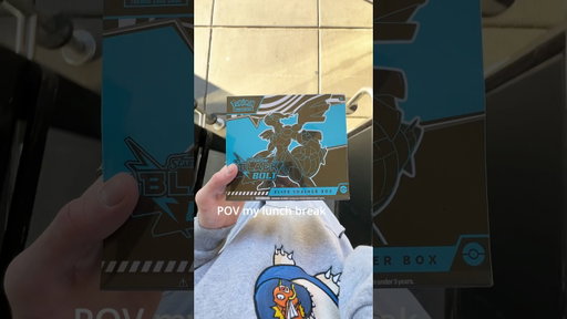 POV Black Bolt ETB ASMR Unboxing #pokemon