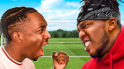 CRAZY FOOTBALL CHALLENGES VS KSI!
