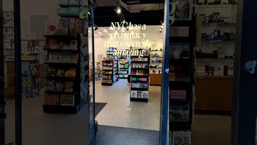 I didn’t think a pharmacy could be this cute 😍 #nyc #nycshopping #nycvlog