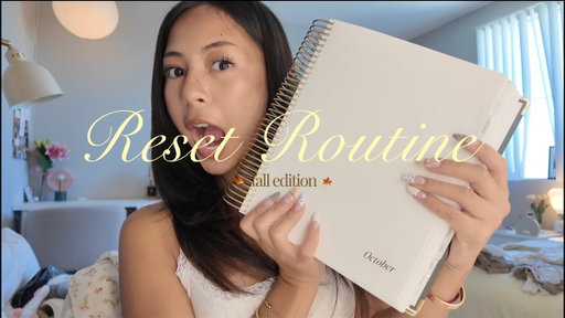 vlog | fall reset instead of doomscrolling 🍂 .° ꩜