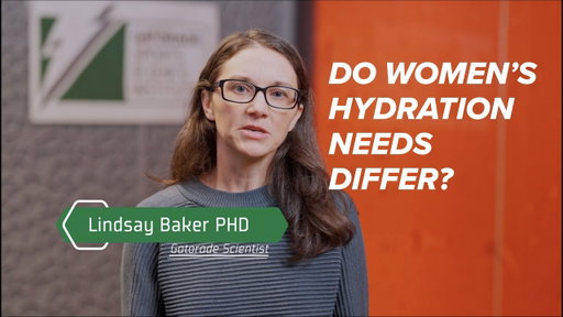 Is Water Enough for Women's Workouts? | GSSI Hydration Science | Gatorade