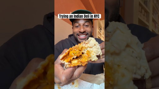 Trying an Indian deli in NYC #nycfood #indianfood #foodie