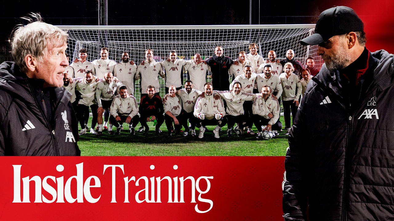 Inside Training: Liverpool FC Legends train ahead of Dortmund! | Thiago, Crouch & More!