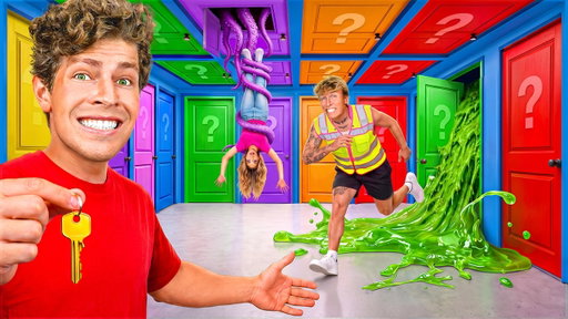 100 Mystery Doors but Only ONE Lets You Escape!