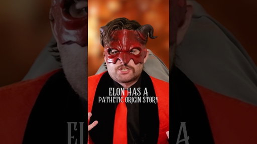Elon Musk needs a better origin story #satan #hell #elonmusk #villain #s8n