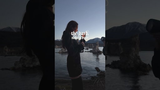 Behind the scenes of The Dark album cover shoot 🎥 Long live Mono Lake
