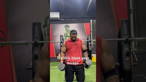 Try this to blast your biceps #biceps #training #bodybuilding #fitneess #motivation #hardcore
