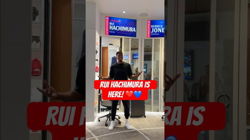 Rui Hachimura is HERE! 🤩 #shorts