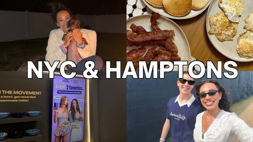 nyc & Hamptons week in my life vlog | house updates, life updates, working, us open & cooking