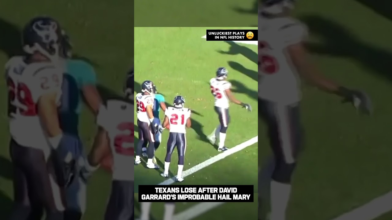 UNLUCKIEST PLAYS in NFL History: David Garrards Improbable Hail Mary
